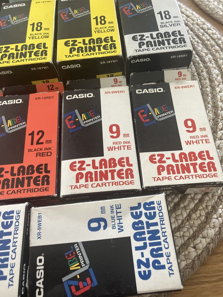 Casio EZ-Label Printer tape cartridge 14 sztuk