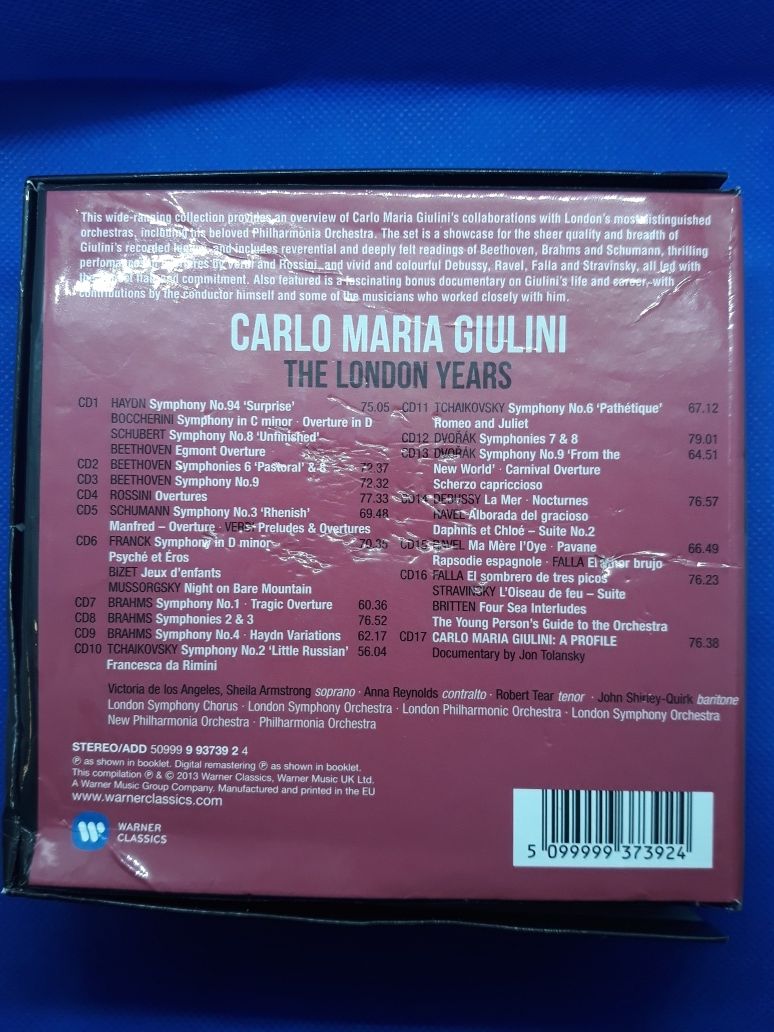 Carlo Maria Giulini The London Years 17CD