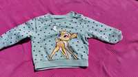 Bluza długi rękaw sinsay Bambi disney 74 niemowlę