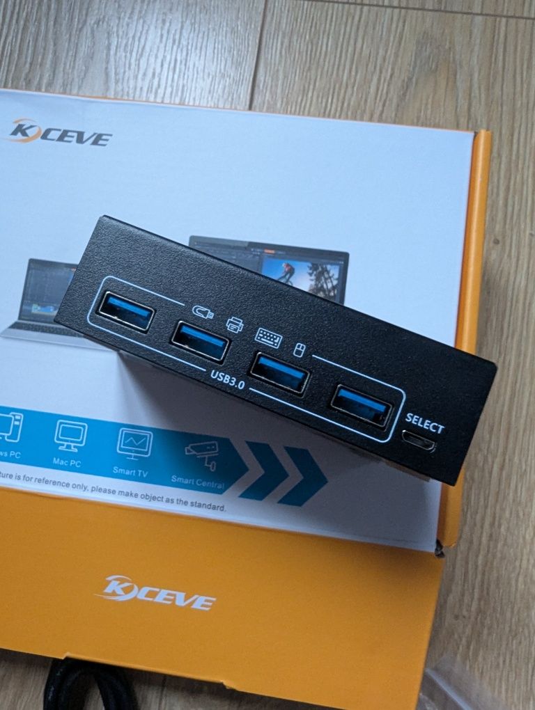 Kvm switch kc-kvm202DP 2 KOMPUTERY jak nowy rozdzielacz kceve ceve pr