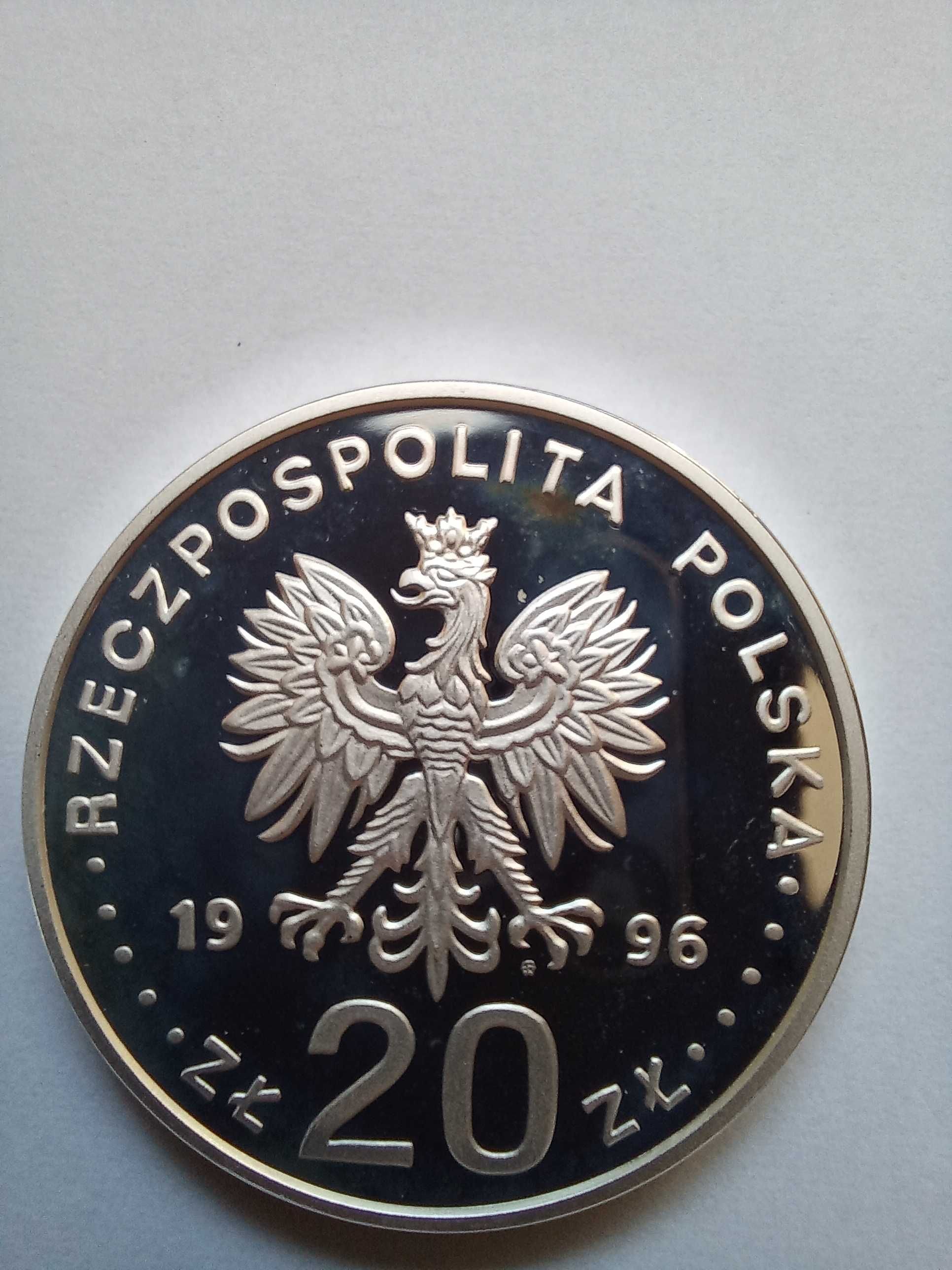 20 zł - Tysiąclecie Miasta Gdańska 1996 r.-srebro