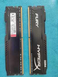 Модуль пам'яті HYPERX Fury Black DDR4 2666MHz 16GB Kit 4x4GB (HX426C15