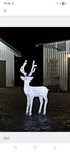 Konstsmide LED Akrylowy renifer 100CM