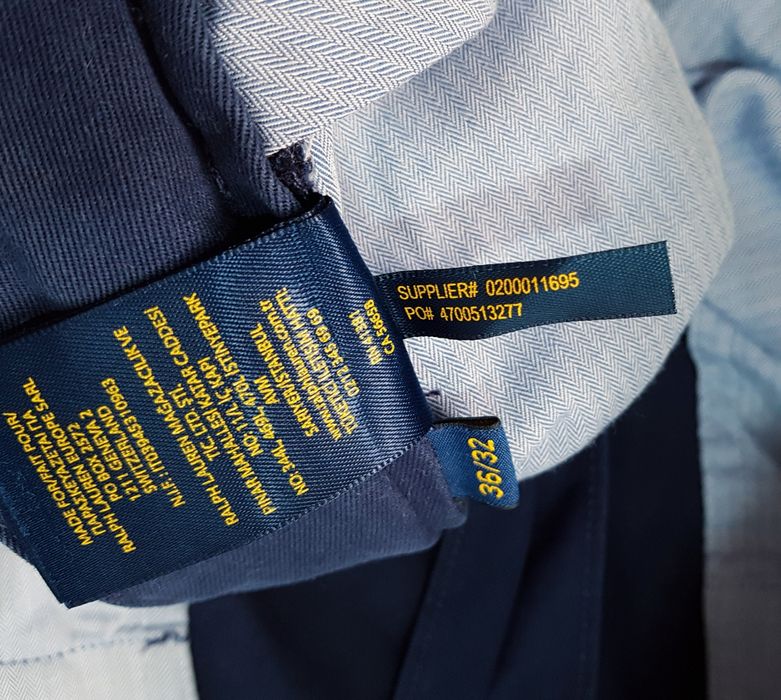 Ralph Lauren Polo чіноси штани slim fit pima cotton оригінал W36 L32