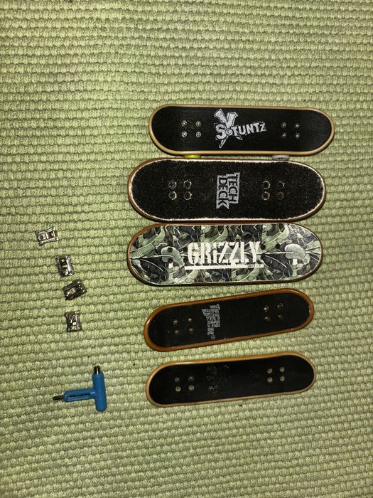 5 skates de dedo ( techdeck)