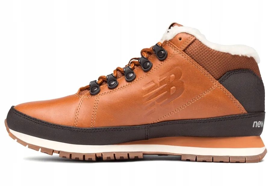 Buty męskie zimowe NEW BALANCE H754LFT classic ocieplane skórzane 40,5