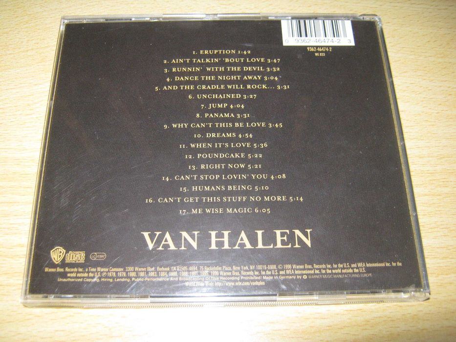 Van Halen Best Of Vol.1 CD
