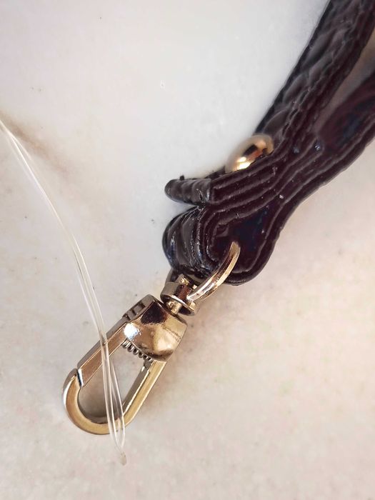 Черный кистевой ремень короткая ручка для сумки