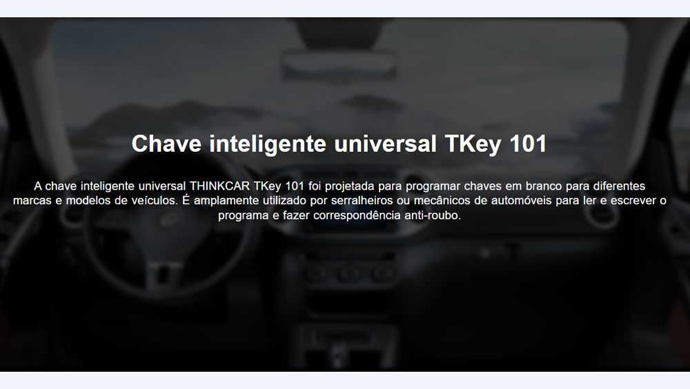 ThinkCar TKey 101 Programador Chaves IMMO Máquinas ThinkCar (NOVO)