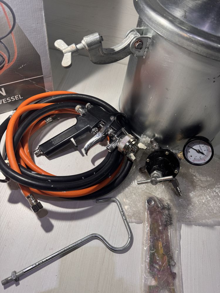 *Agregat malarski 8.5 l 5.5 bar dysza 2 mm+pistolet- Stówka Grudziądz*