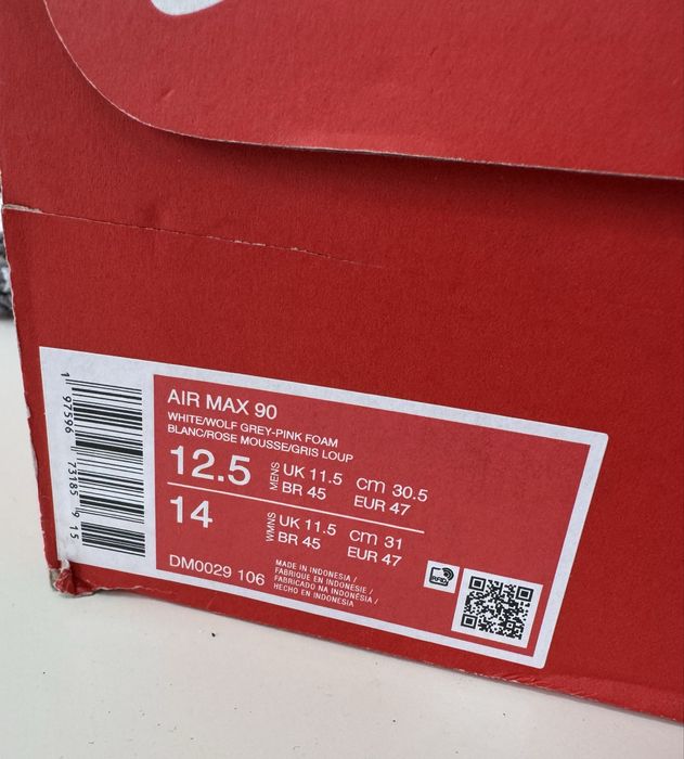 Кросівки чоловічі Air Max 90 DM0029 106 47 оригінал