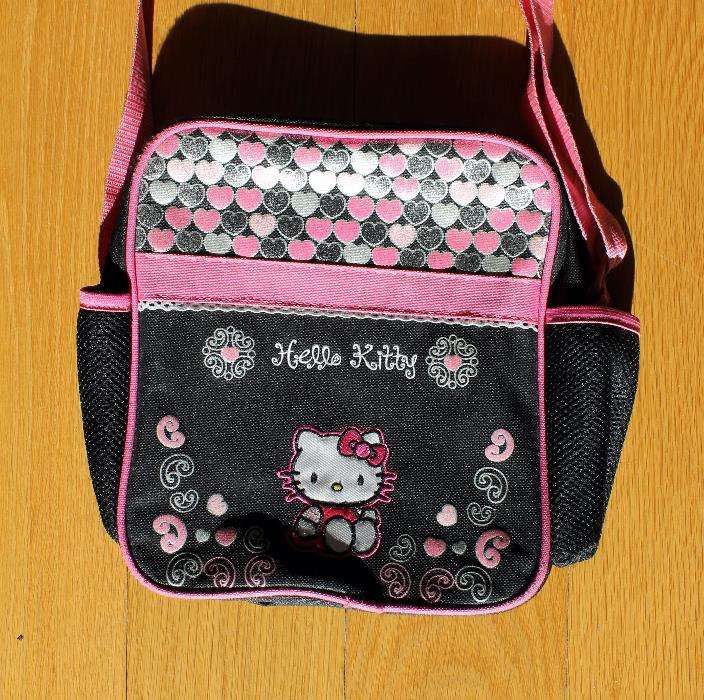 Bolsa a tiracolo de menina da Hello Kitty (COMO NOVA)