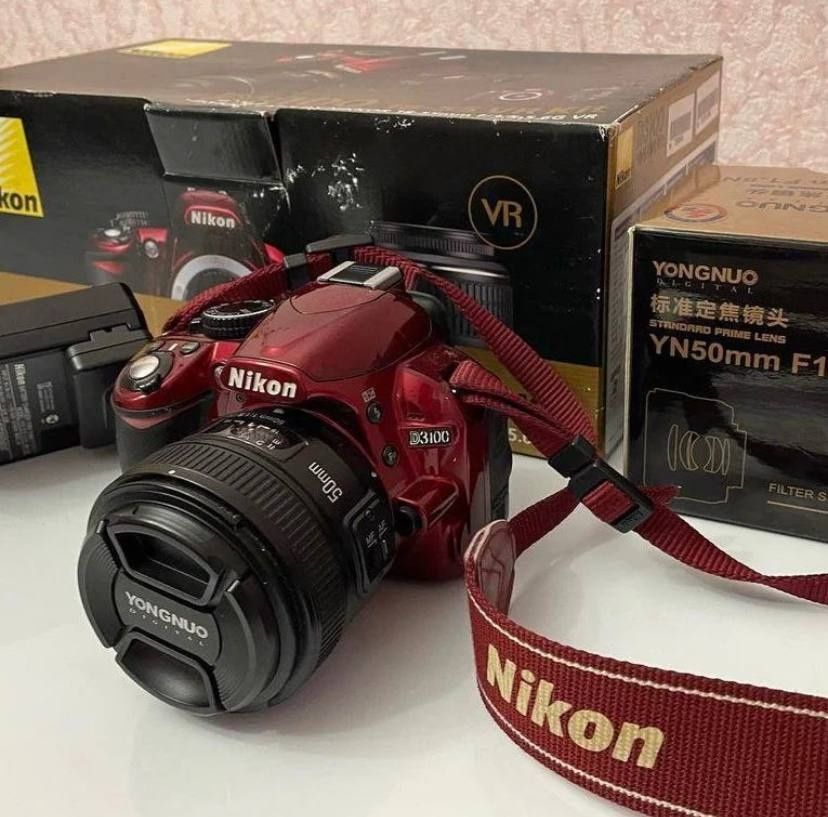 Продам фотоапарат Nikon d3100 + Объектив AF-S DX Nikkor 18-55mm
