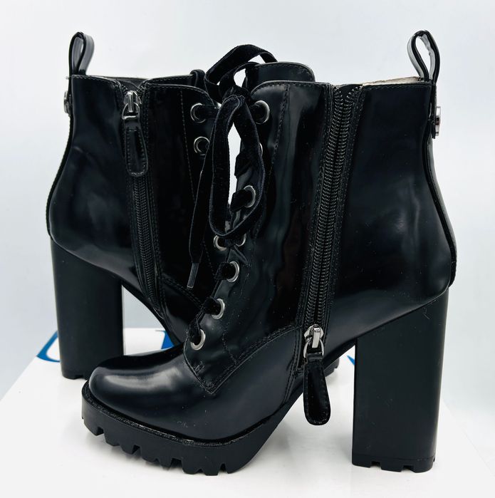 ‼️Nowe oryginalne botki GUESS Deavan czarne 35 AZ 062 ekoskóra