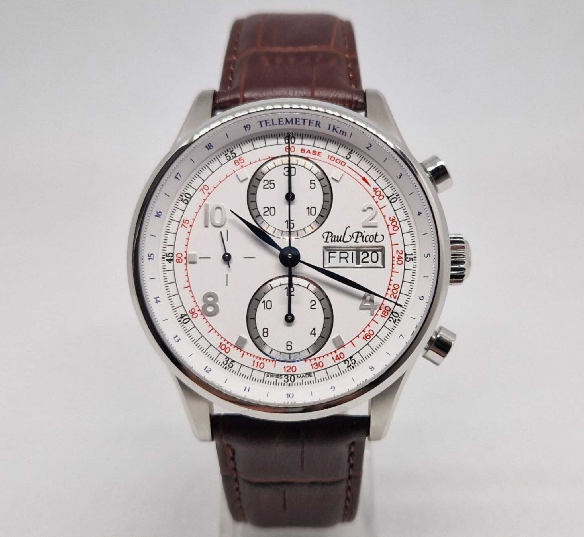 Чоловічий годинник Paul Picot Gentleman 43mm Chronograph Mechanical