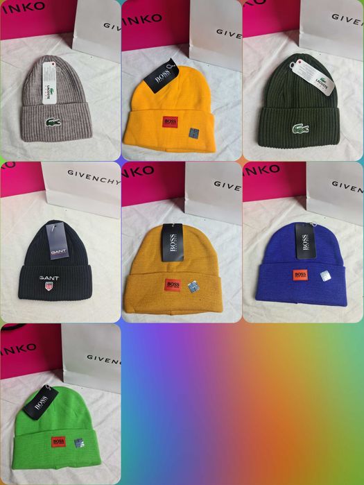 Czapka czapki zimowe męskie  damskie Boss Gant premium Lacoste