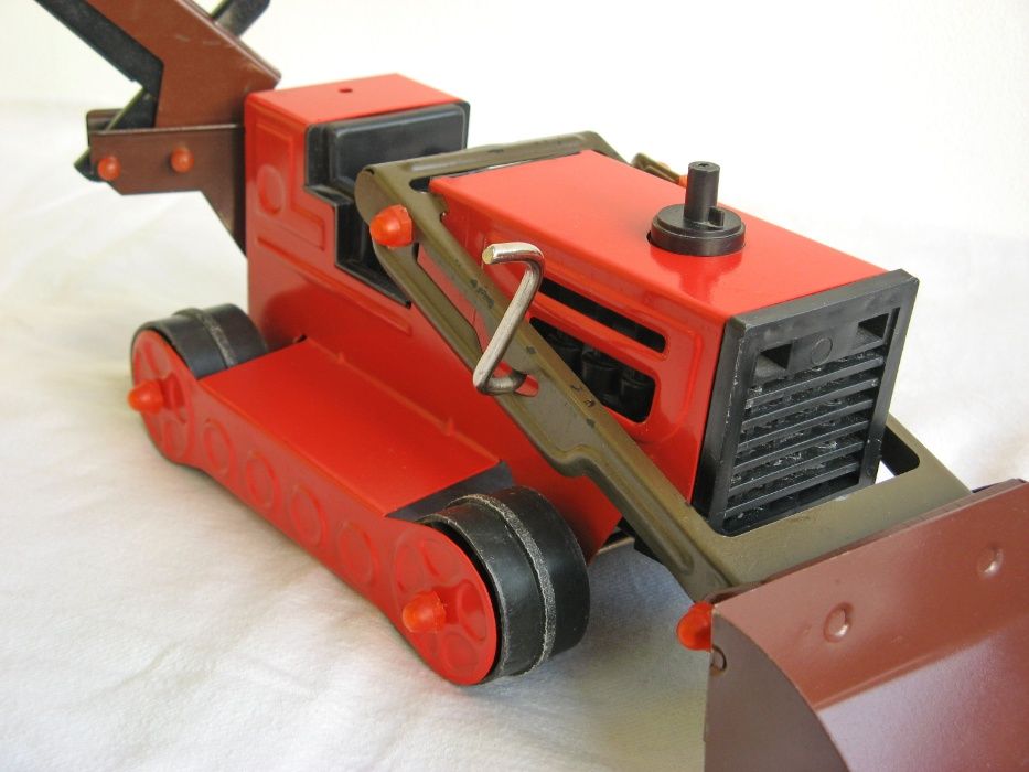 Игрушка СССР экскаватор бульдозер