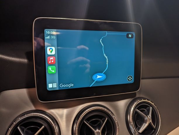 Mercedes aktywacja Carplay Android Auto CLA GLA A-klasa NTG5 s1