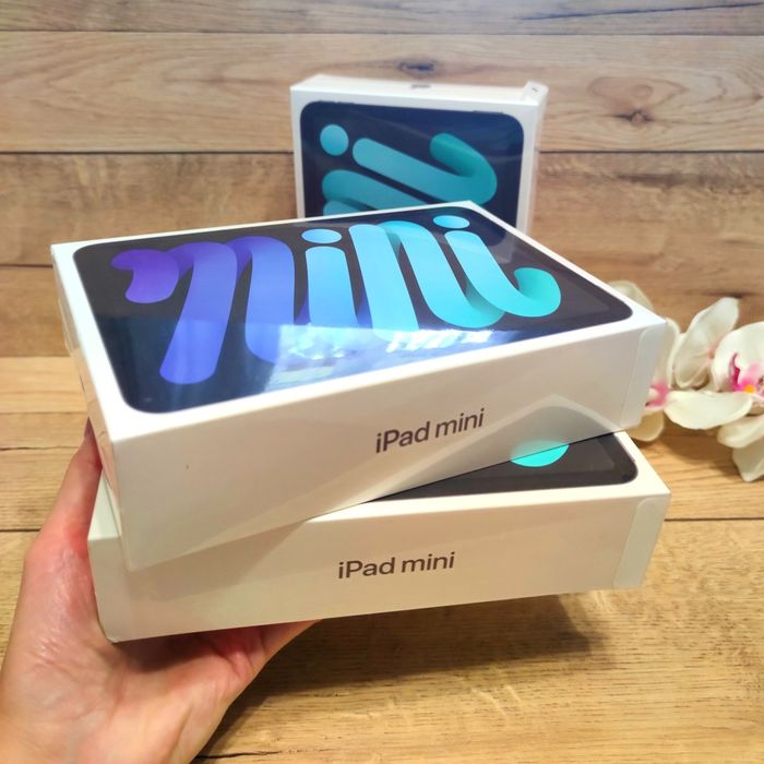 !!!Планшет iPad Apple Mini 6/64GB/8.3д/2021р.Wi-Fi..НОВИЙ!С Гарантией.