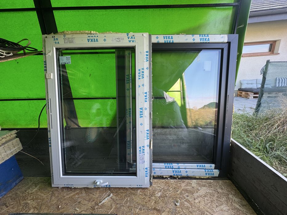 Okna Veka 100x147 / 120x147 Antracyt