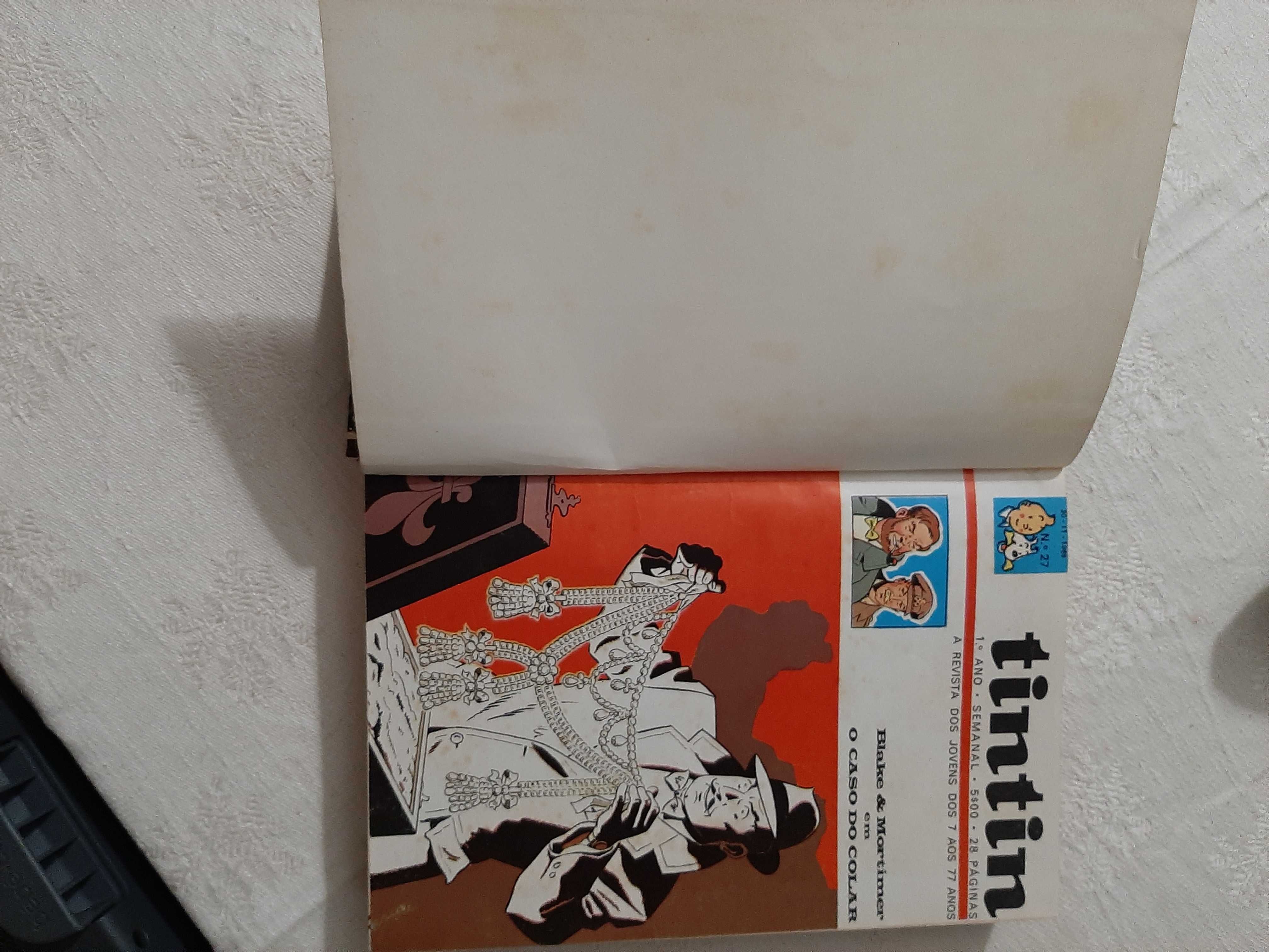 Album Tintin Vol. Nº1 e Nº2 - 1 ano (1968), 1° volume e 2ºvolume