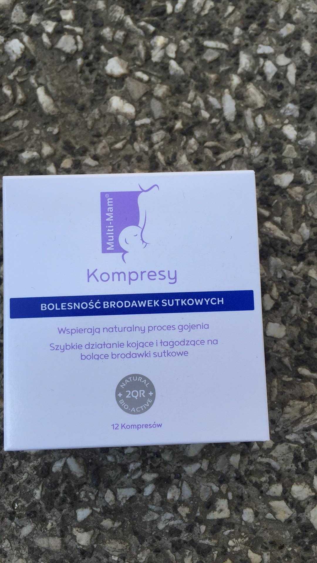 MultiMam Kompresy żelowe na piersi 12 sztuk kompresów z bioaktywnym