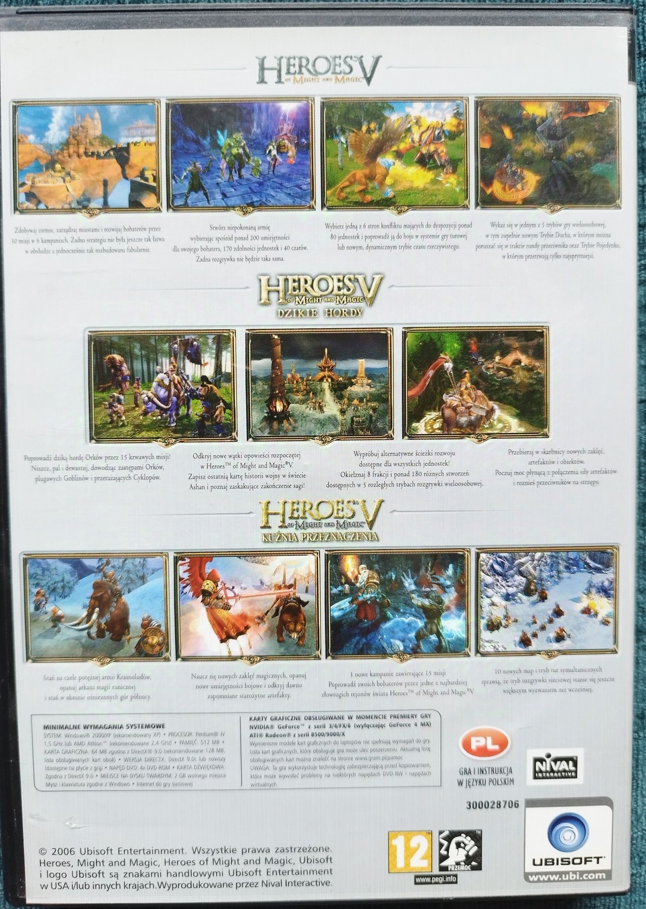 Heroes 5 gra PC dvd