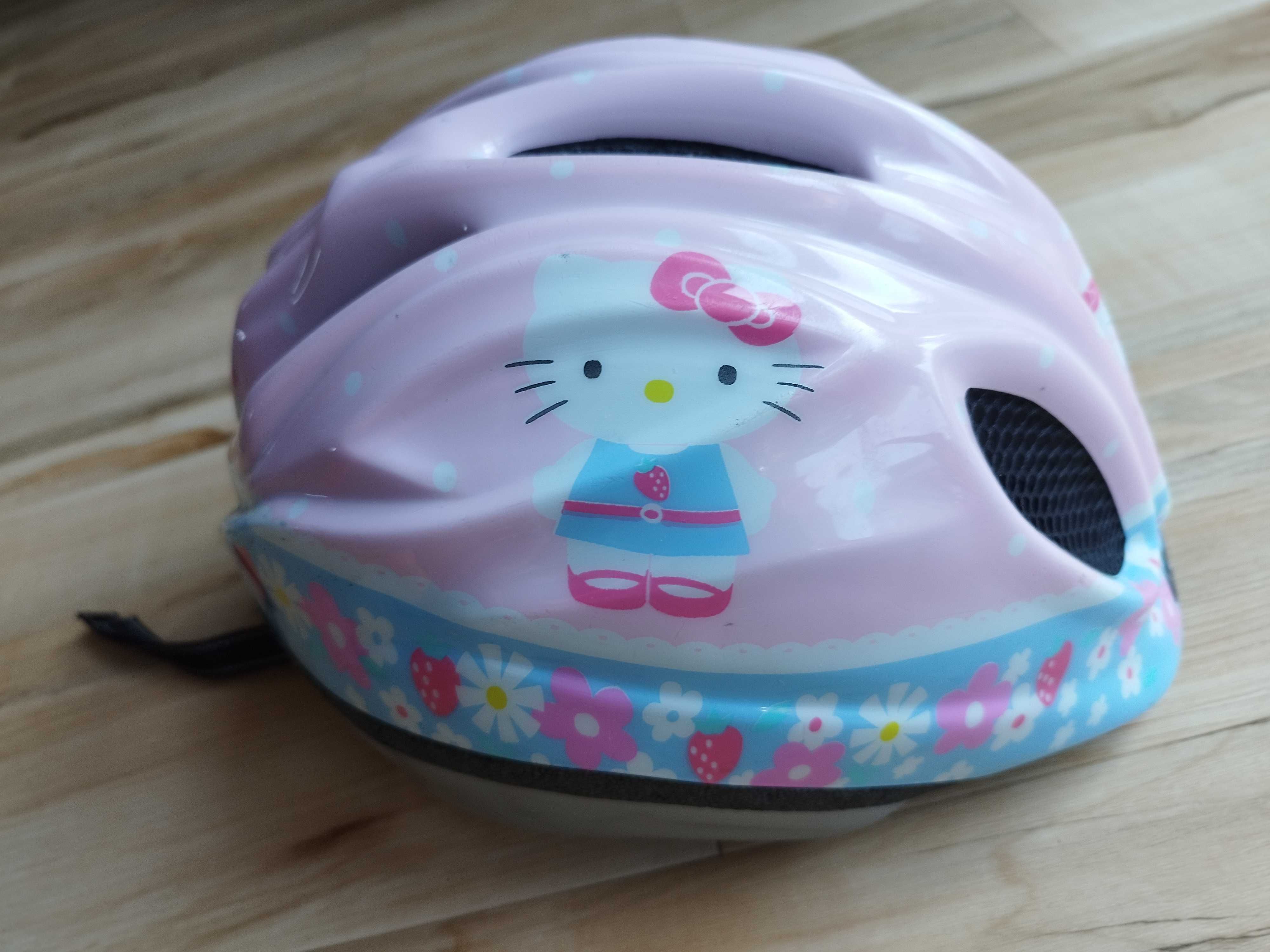 Kask rowerowy dla dziecka 3-7 latka - KED - Hallo Kitty