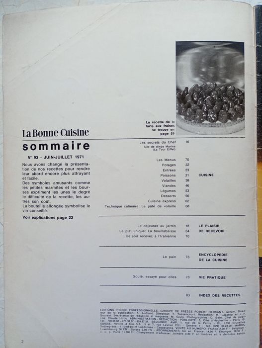 La Bonne Cuisine nr93, 06-07.1971