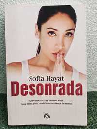 Livro "Desonrada" de Sofia Hayat