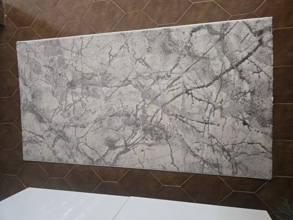 Carpetes Branco/Cinza
