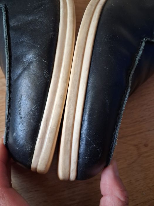 Лофери черевики туфлі Loro Piana 43 розмір Італія шкіра чорний чоловіч