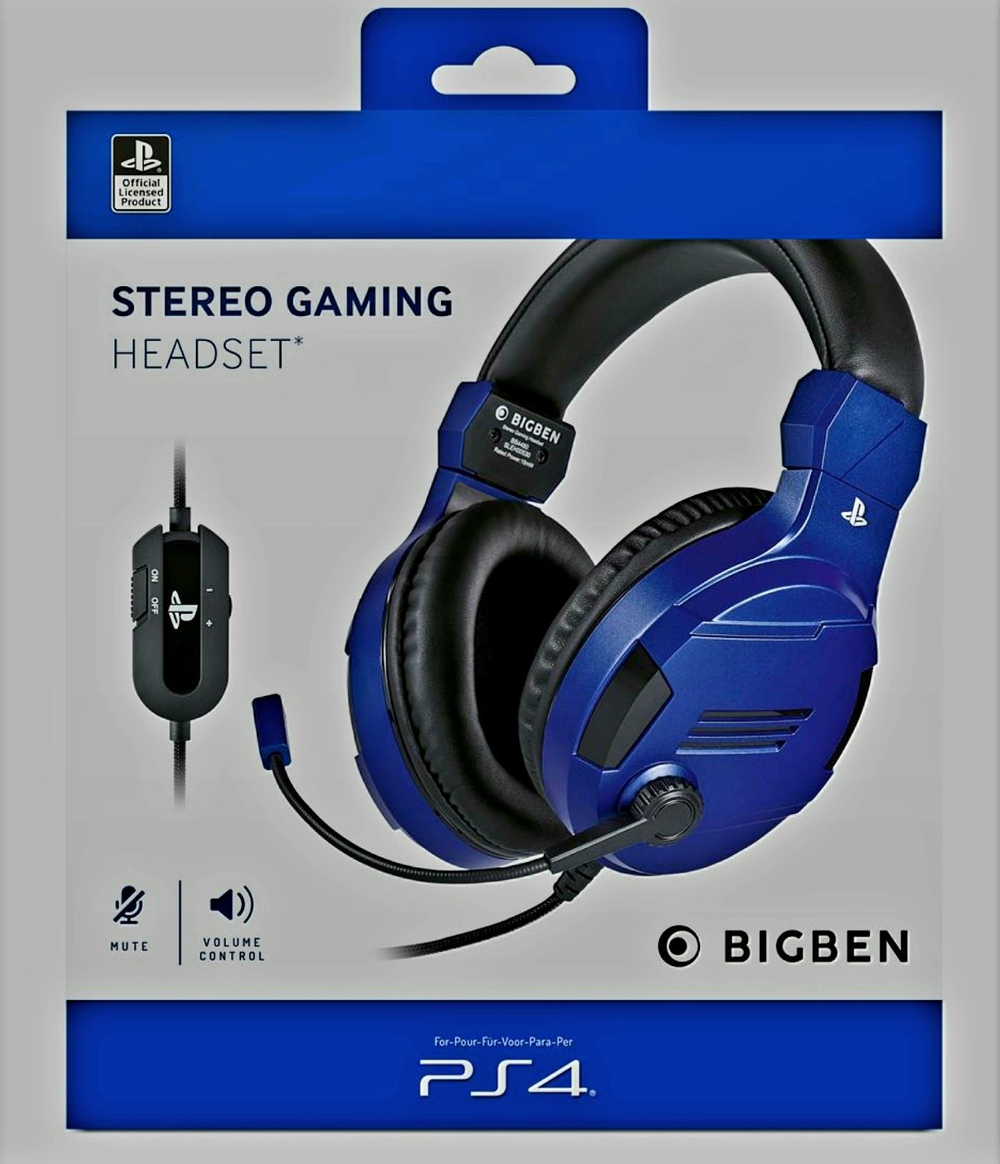 Słuchawki BigBen blue PS4 polecam