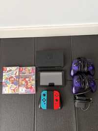 Nintendo Switch + Games + Controller