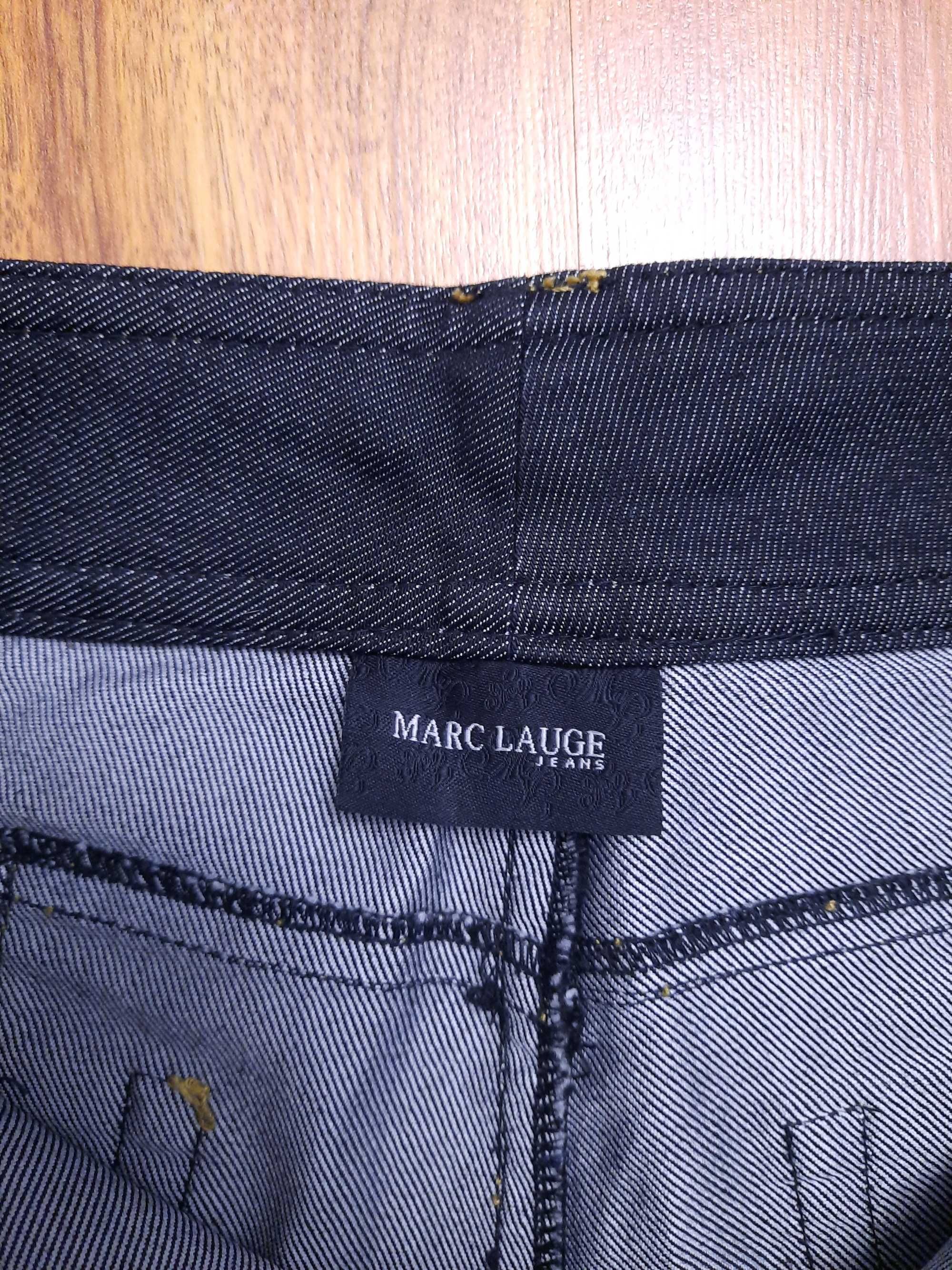 Spodnie jeansowe szerokie dzwony jeansy Marc Lauge 36 S