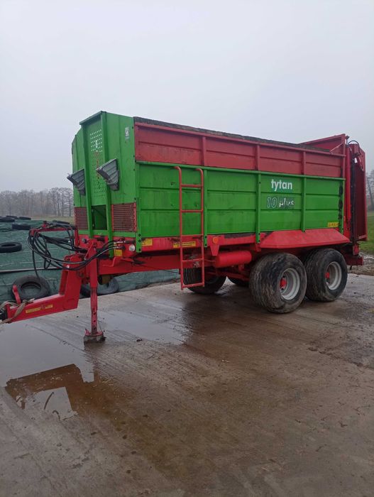 Rozrzutnik obornika Unia Tytan 10 plus stan bardzo dobry pierwszy wł.