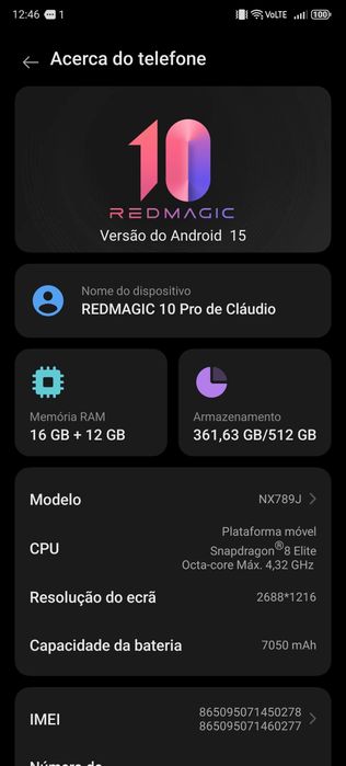 Redmagic 10 pro snapdragon 8 eite