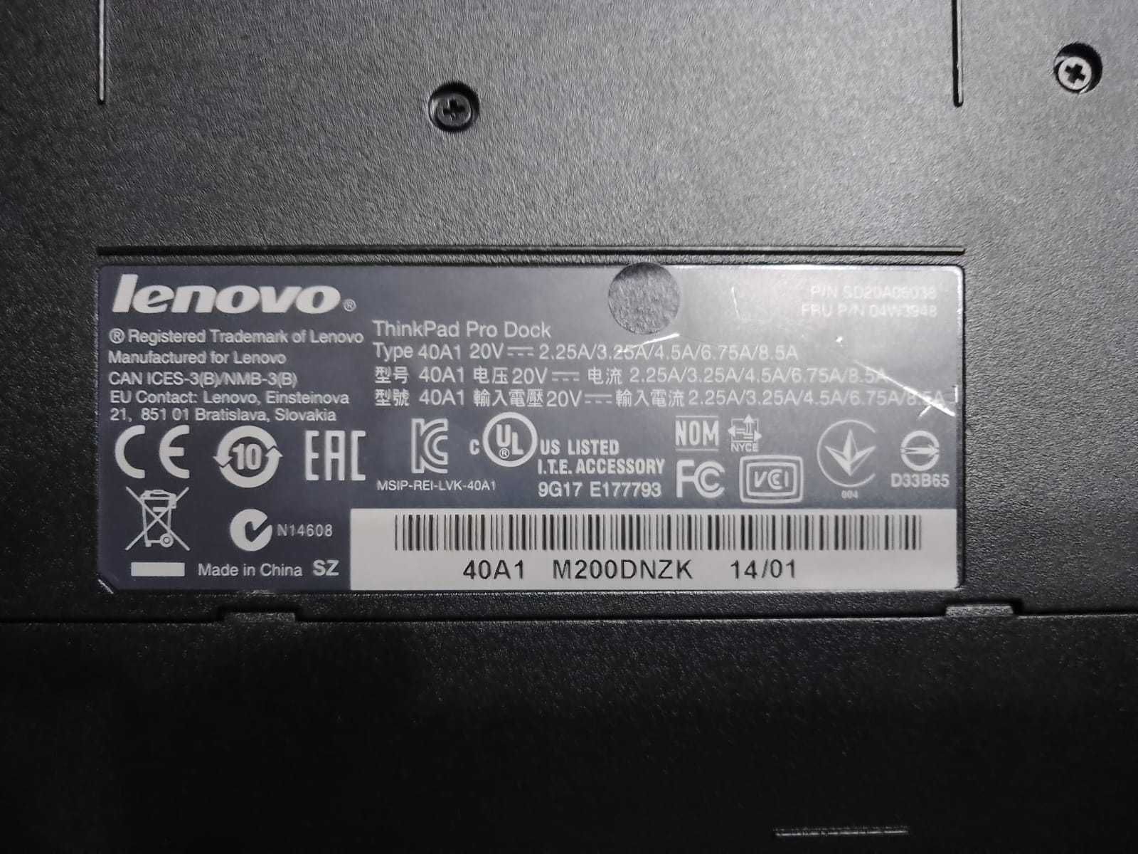 STACJA Lenovo ThinkPad Pro Docking Station