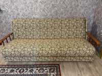 Продам  шикарный  полноценный  раскладной диван  с покрывалом