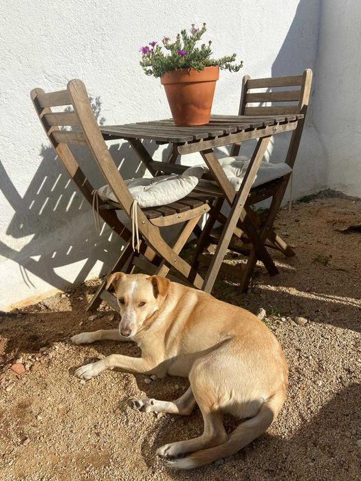 ASKHOLMEN Mesa + 2 cadeiras dobráveis, exterior