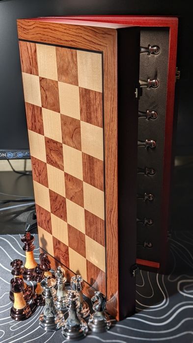 Шахи VIP класу | Дерево + акрил | Подарунок на рівні!