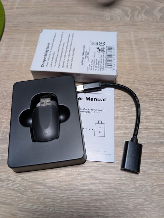 Adapter moduł carplay android auto bezprzewodowy WFI BT IOS ANDROID
