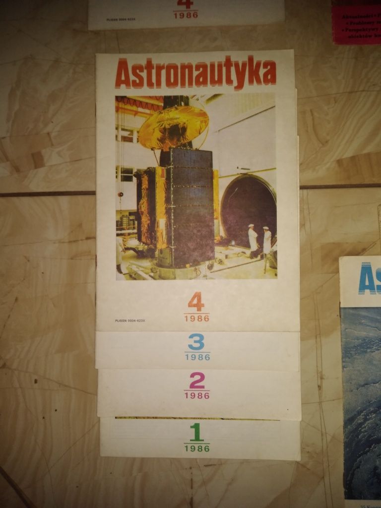 Astronautyka magazyn gazeta 1986, 1985, 1984 PRL kolekcja