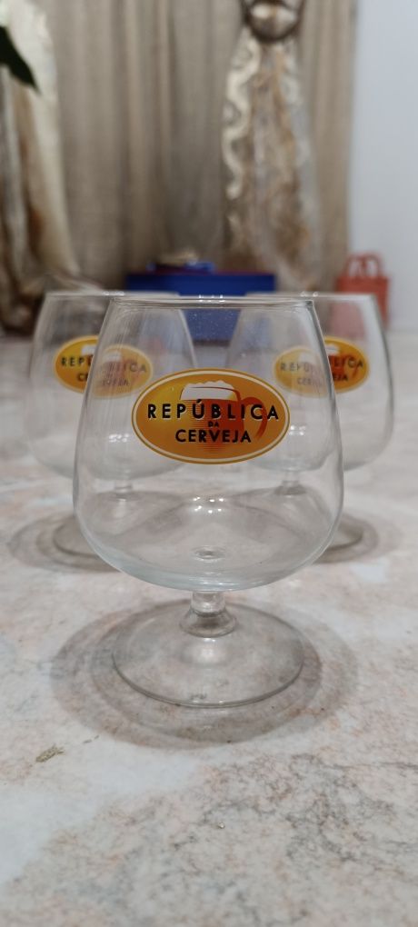 Pack de 3 cálices da República da cerveja