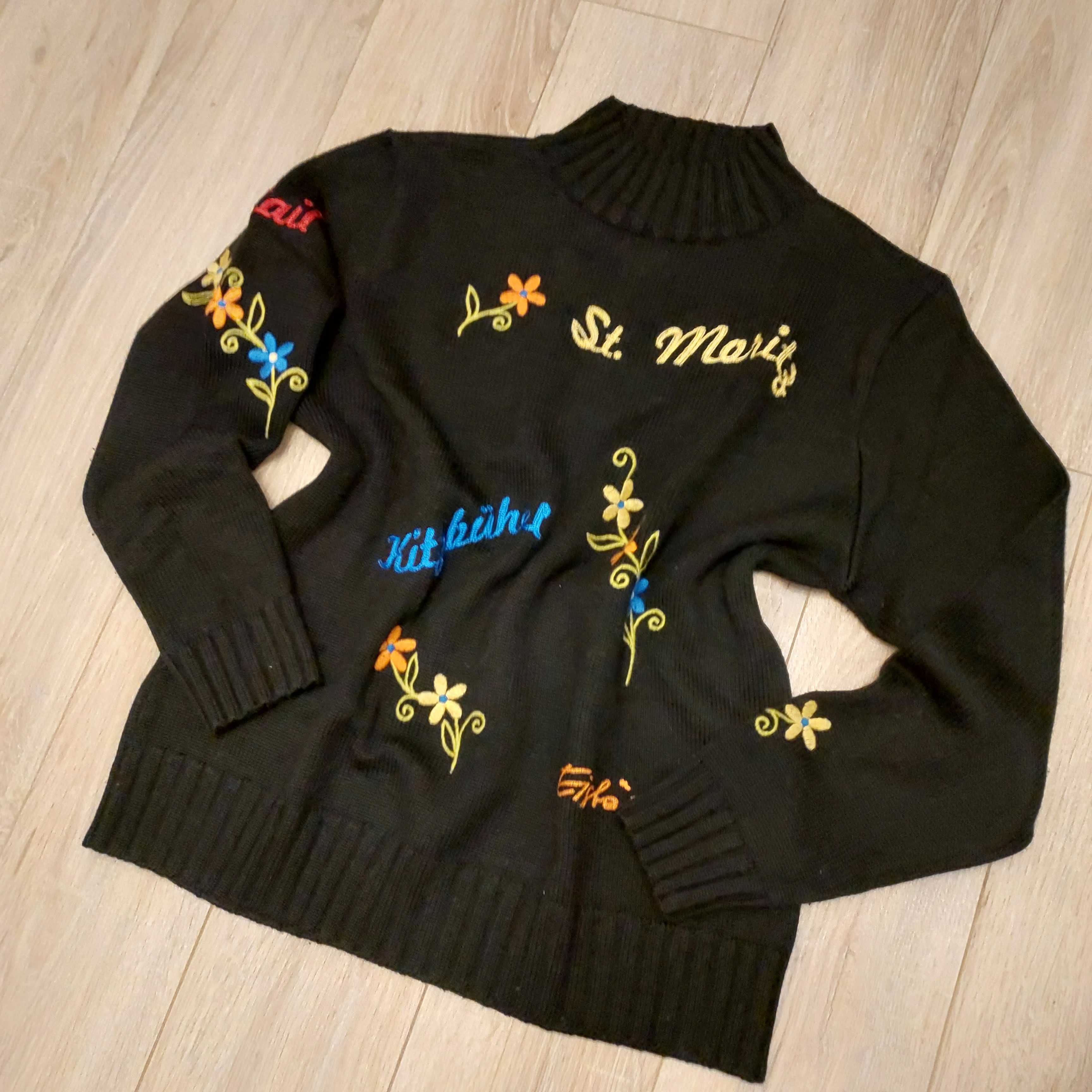 Vintage sweter  z wełna Eisbar rozm. Uni