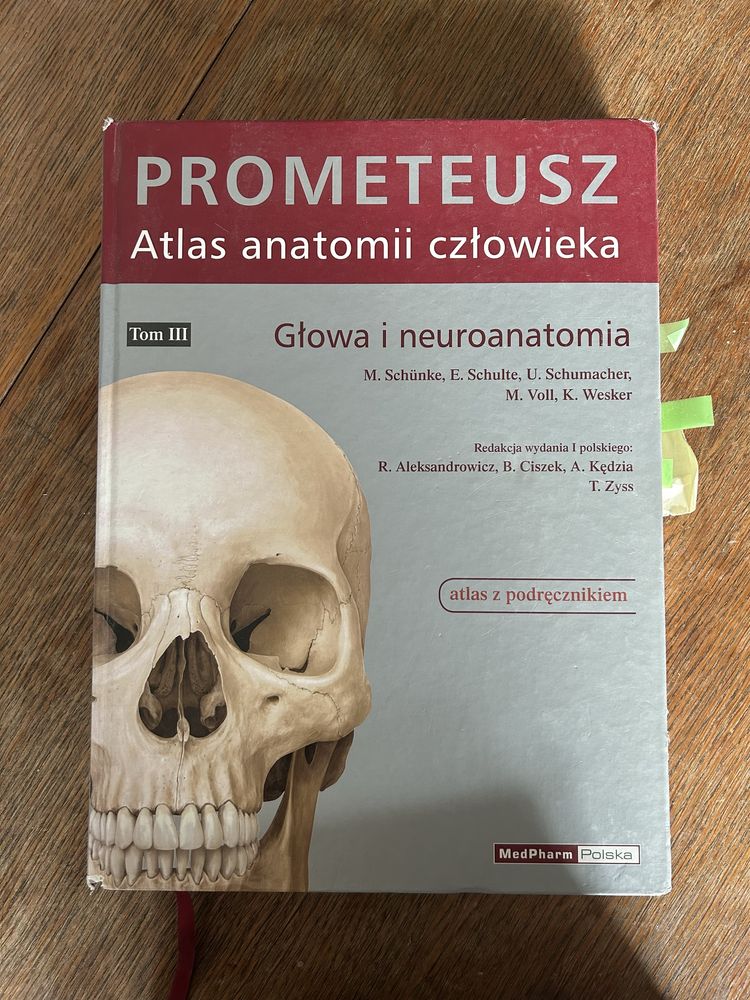 Atlas anatomii Prometeusz 3 tomy