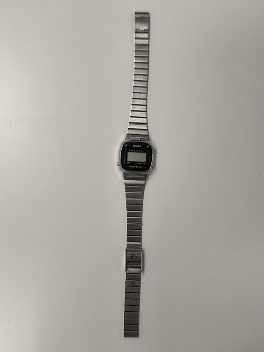 Zegarek CASIO A168WEMB-1BEF 3298 Srebrny