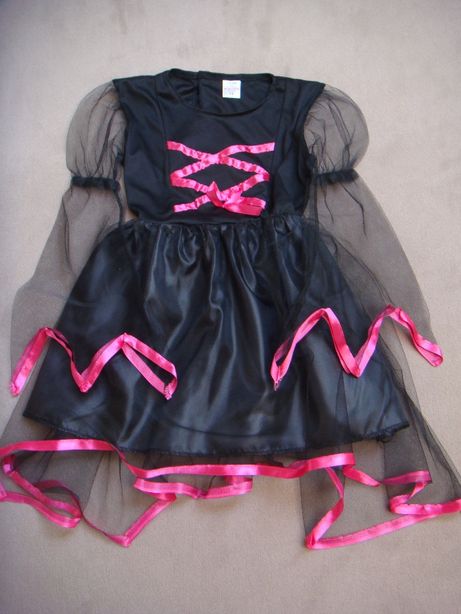 przebranie wróżka strój karnawałowy sukienka czarodziejka roz 104
