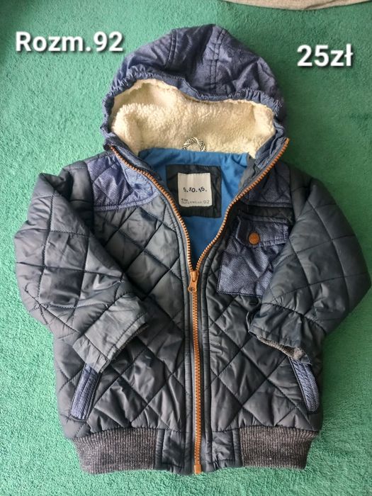 Kurtka chłopięca pikowana na jesień 5 10 15 rozm.92