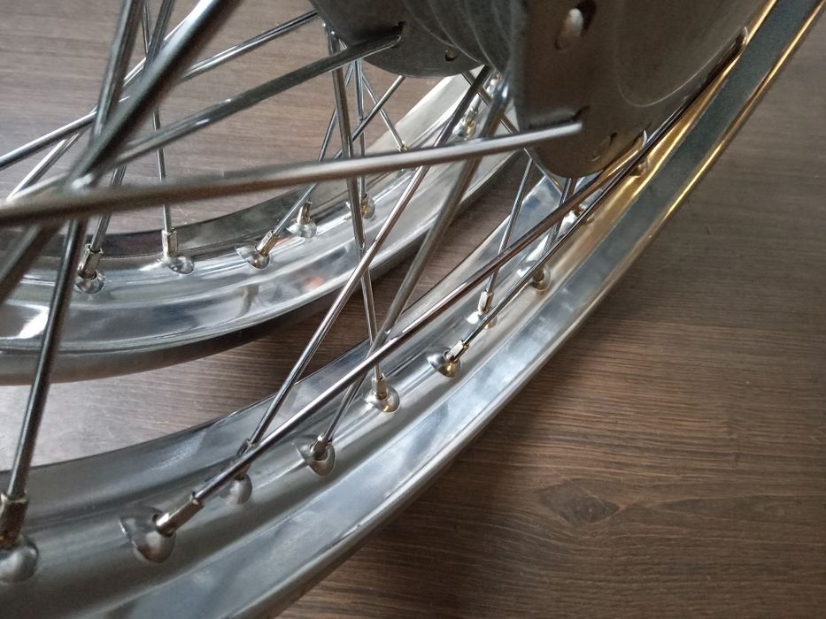 WSK 125 koła koło przód tył komplet 18" po renowacji